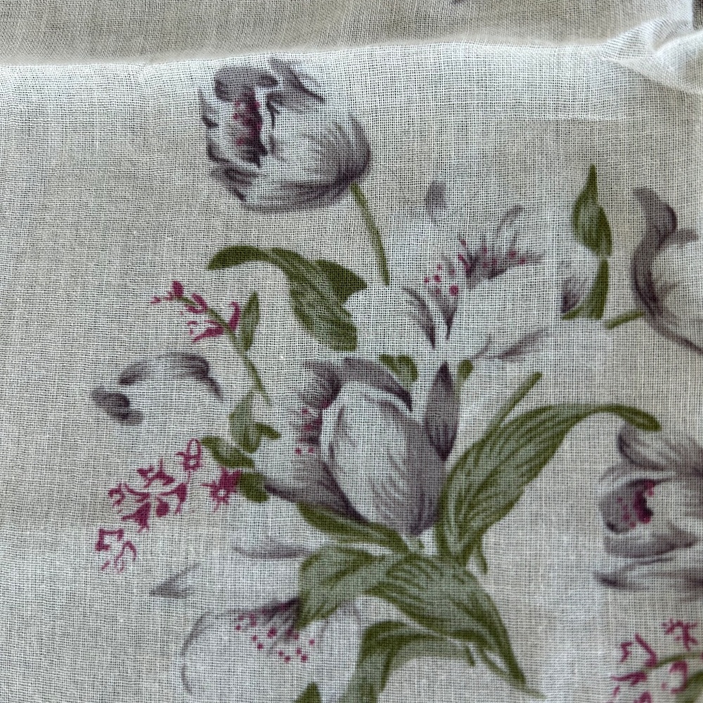 Floral Cotton Scarf